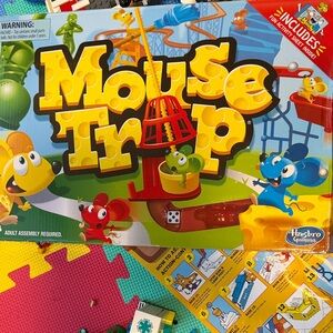 Hasbro Mouse Trap Game - Colorful Red, Blue, Yellow